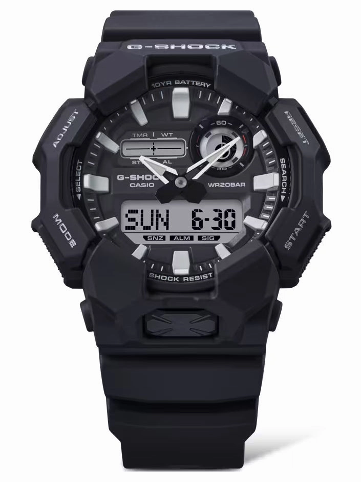 Casio G-Shock GA010-1A Bio-Resin High-Brightness LED Black Mens Watch