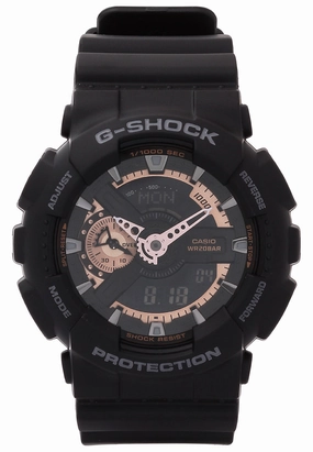 Casio G-shock GA-110RG-1ADR Digital Analog Rubber Strap Watch For Men