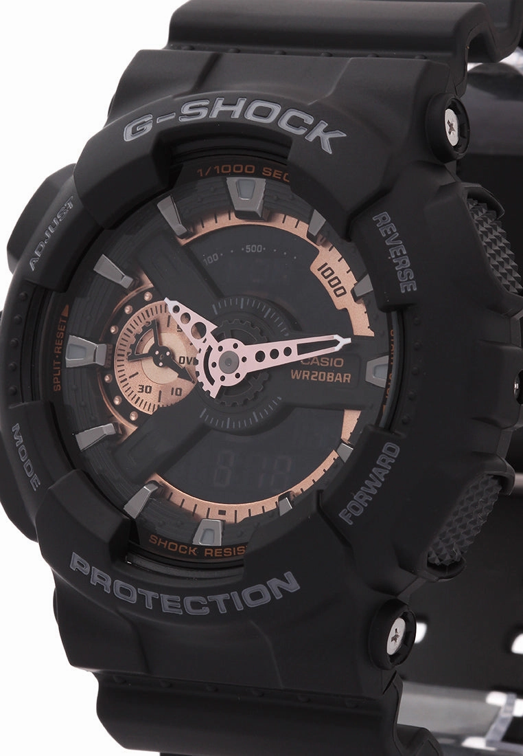 Casio G-shock GA-110RG-1ADR Digital Analog Rubber Strap Watch For Men
