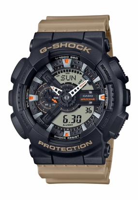 Casio G-shock GA-110TU-1A5 Digital Analog Rubber Strap Watch for Men