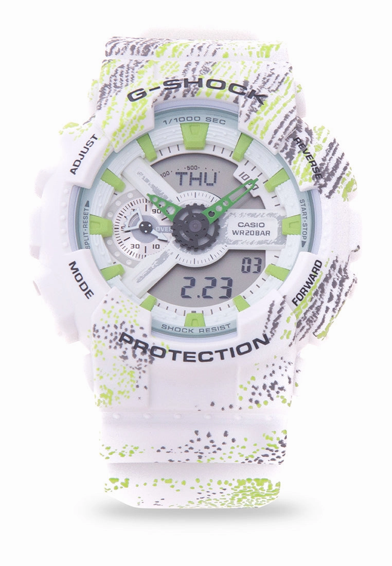 Casio G-shock GA-110TX-7A Digital Analog Rubber Strap Watch For Men