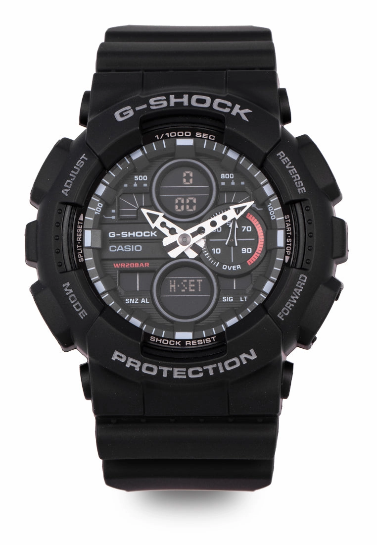 Casio G-shock GA-140-1A1 Digital Analog Rubber Strap Watch For Men