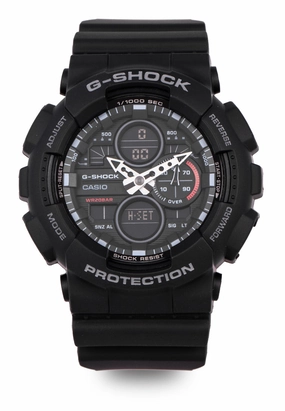 Casio G-shock GA-140-1A1 Digital Analog Rubber Strap Watch For Men
