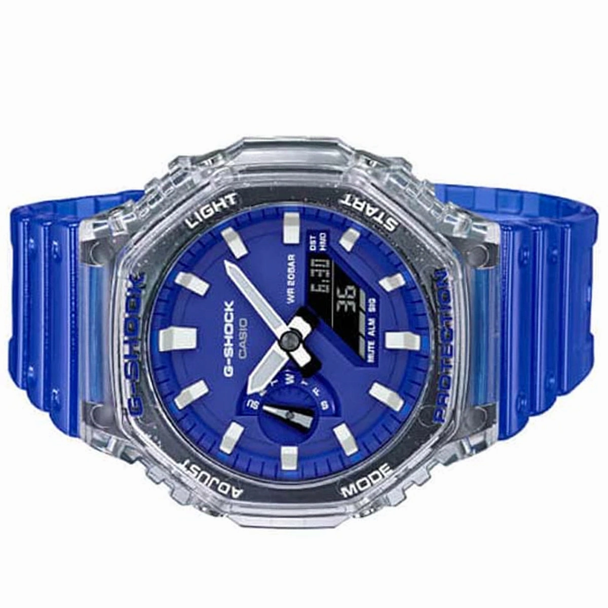 Casio G-shock GA-2100HC-2A Digital Analog Rubber Strap Watch For Men