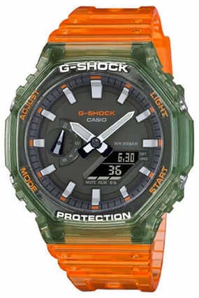 Casio G-shock GA-2100HC-4A Digital Analog Rubber Strap Watch For Men