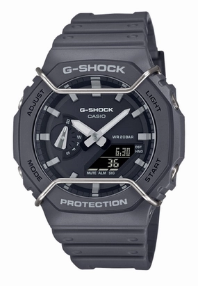 Casio G-shock GA-2100PTS-8A Digital Analog Rubber Strap Watch For Men