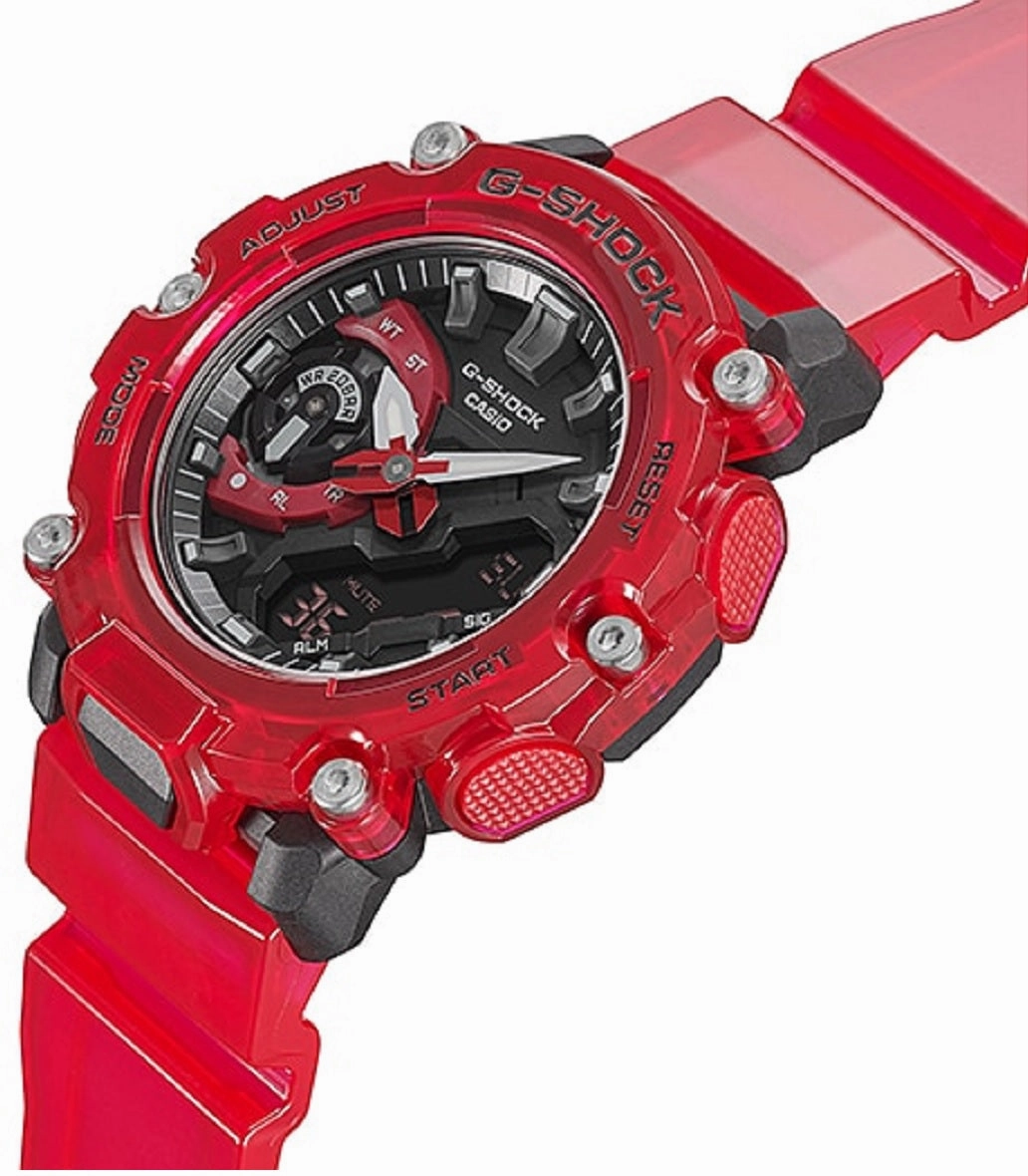 Casio G-shock GA-2200SKL-4A Digital Analog Stainless Steel Strap Watch For Men