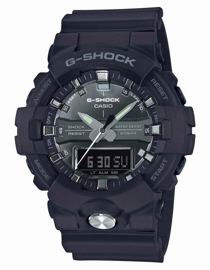 Casio G-Shock GA-810 Mens - Digital/Analog - Black - 200M - Shock Resistant
