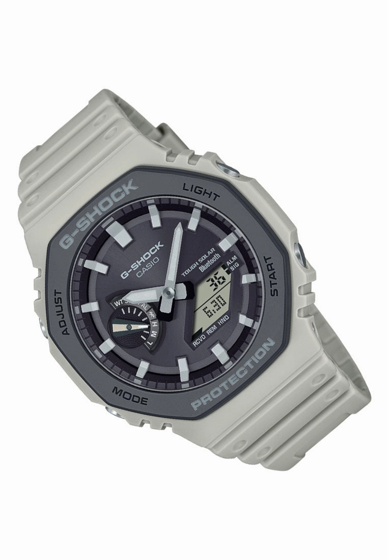 Casio G-shock GA-B2100LUU-5A Digital Analog Rubber Strap Solar Watch for Men
