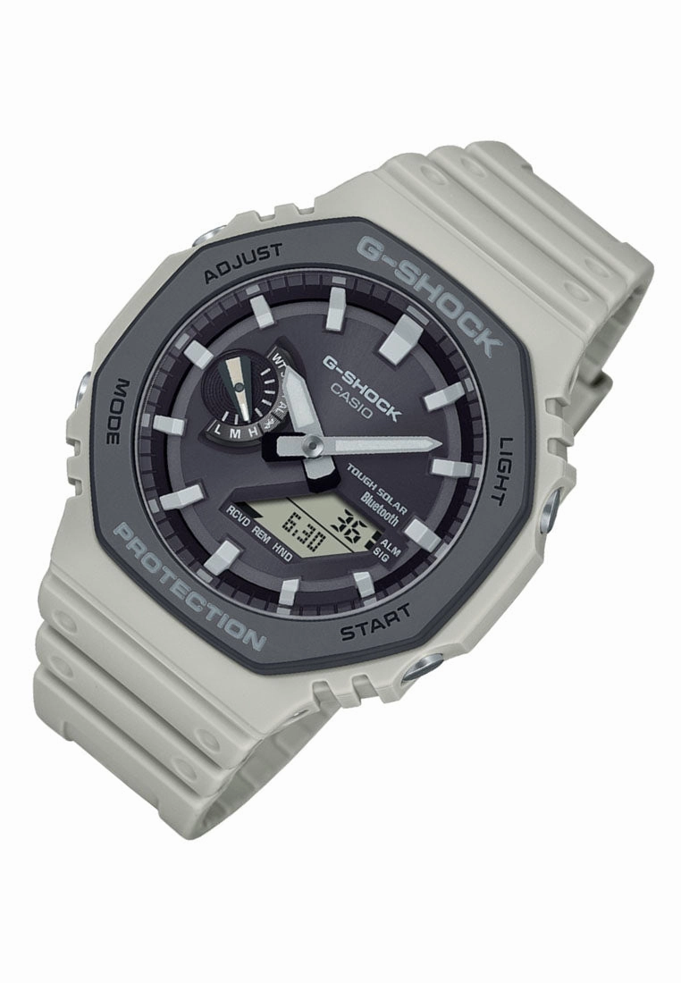 Casio G-shock GA-B2100LUU-5A Digital Analog Rubber Strap Solar Watch for Men