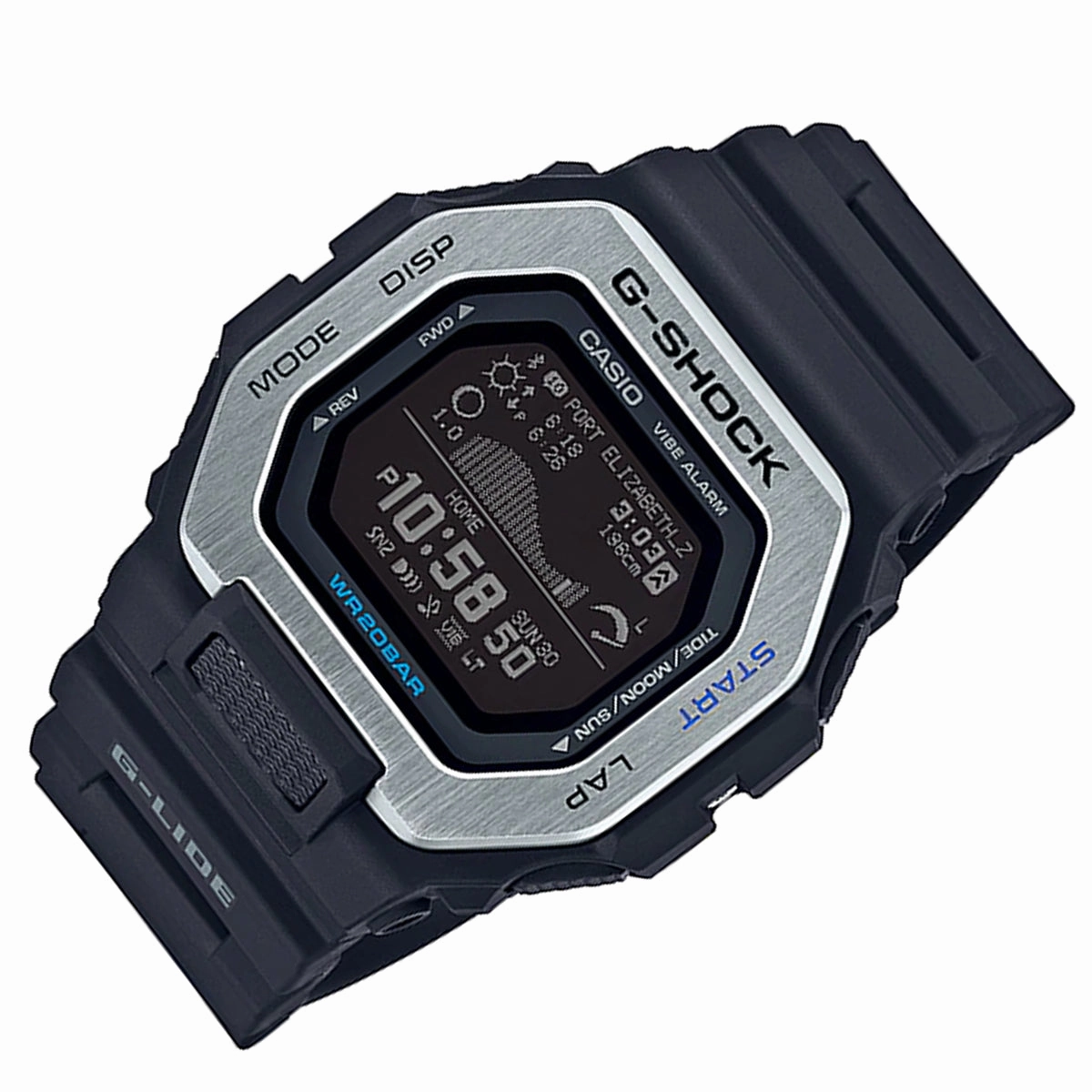 Casio G-shock GBX-100-1DR Bluetooth Digital Rubber Strap Watch For Men