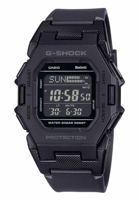 Casio G-shock GD-B500-1DR Digital Rubber Strap Bluetooth Watch for Men