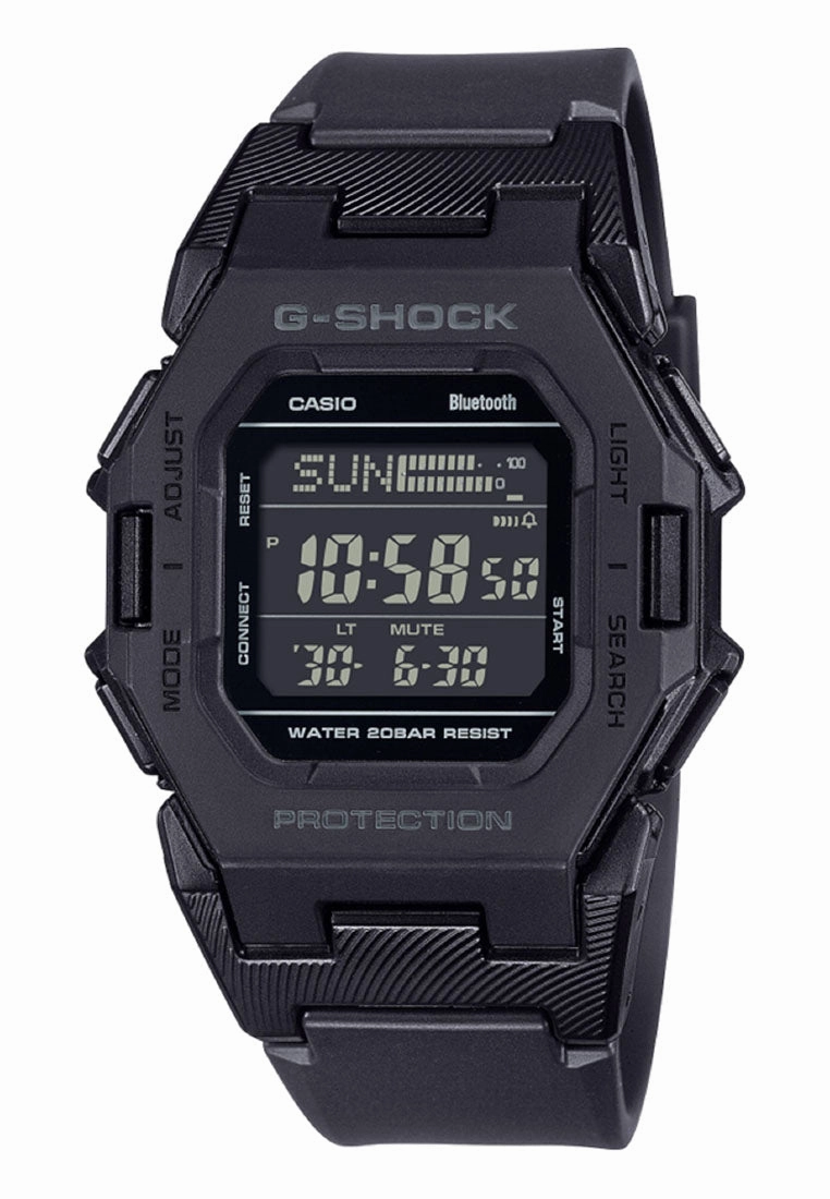 Casio G-shock GD-B500-1DR Digital Rubber Strap Bluetooth Watch for Men
