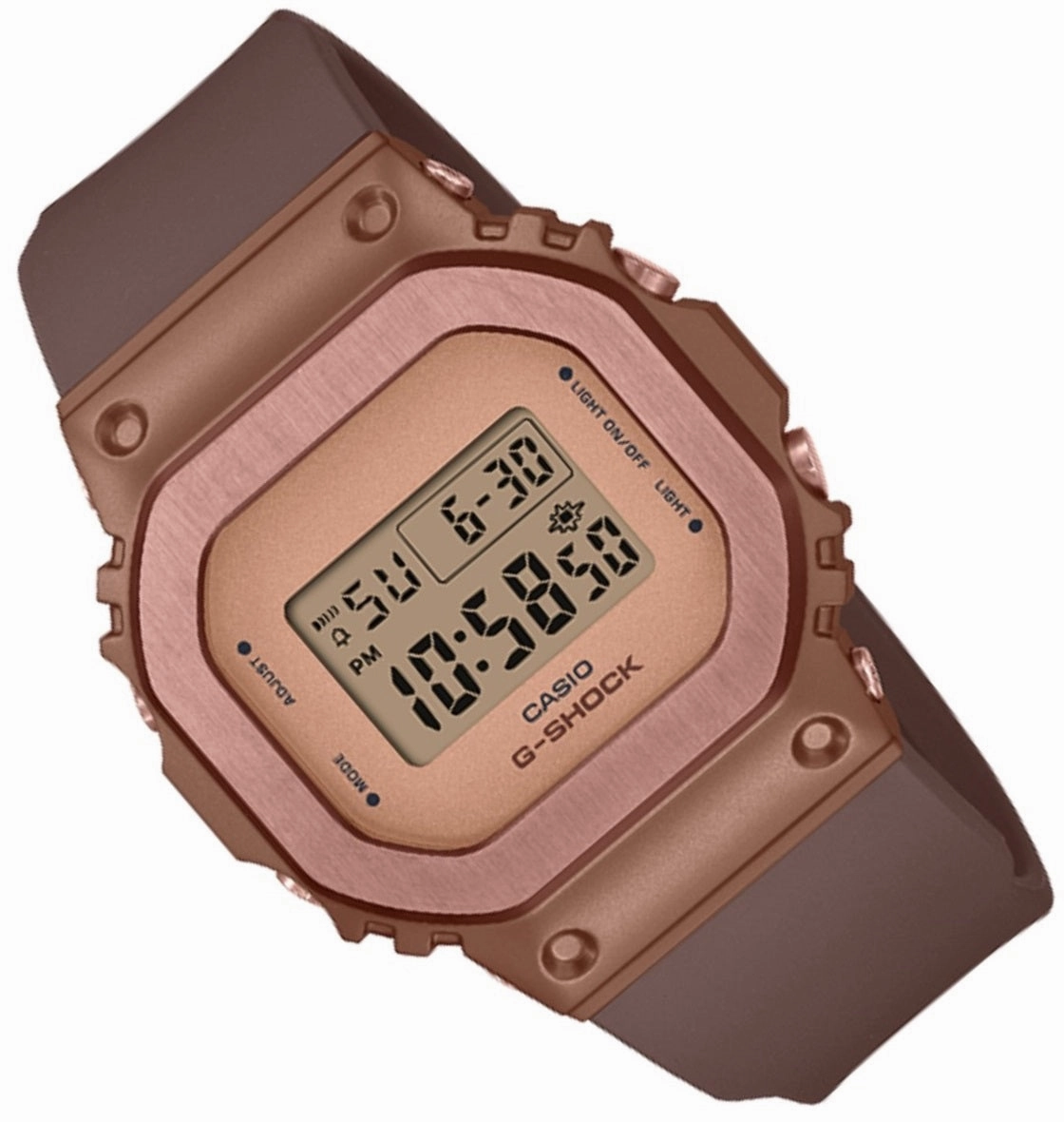 Casio G-shock GM-S5600BR-5DR Digital Rubber Strap Watch