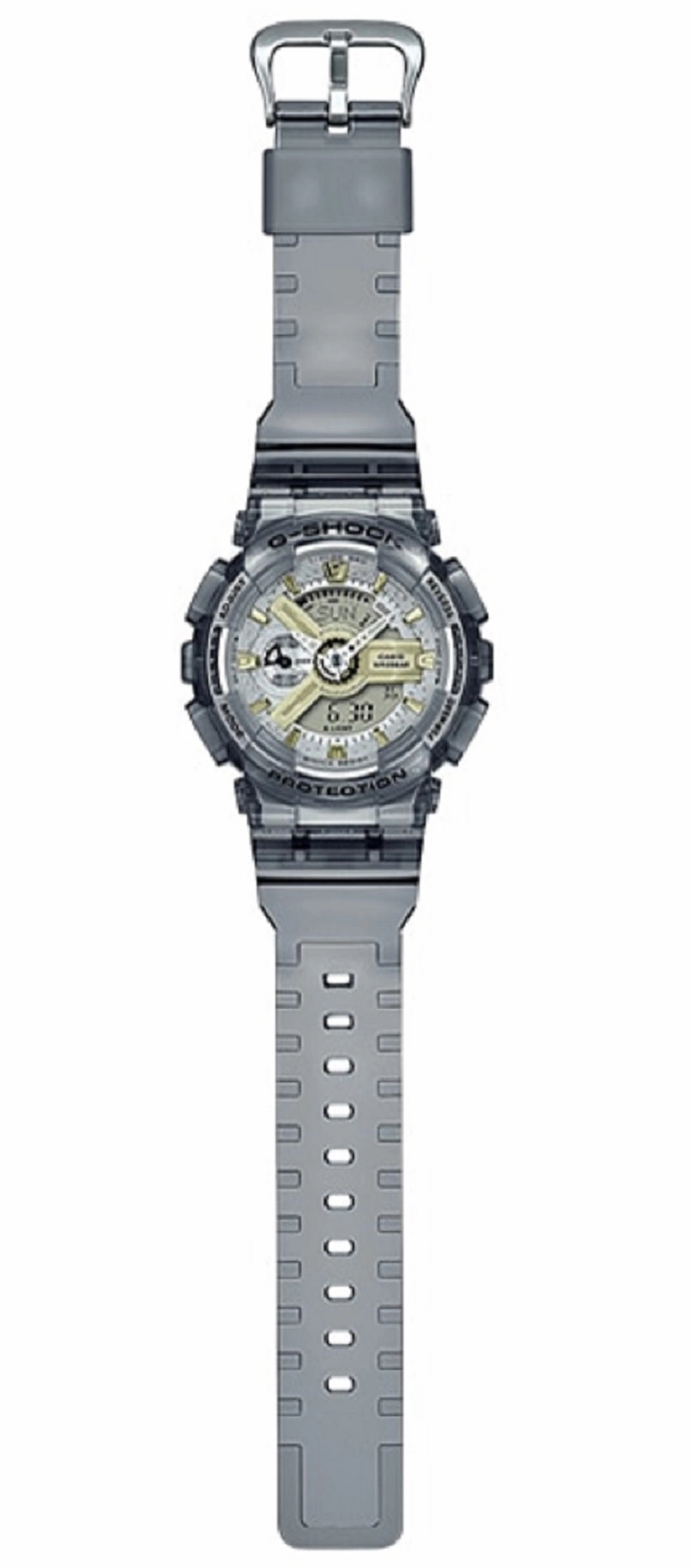 Casio G-shock GMA-S110GS-8A Digital Analog Rubber Strap Watch