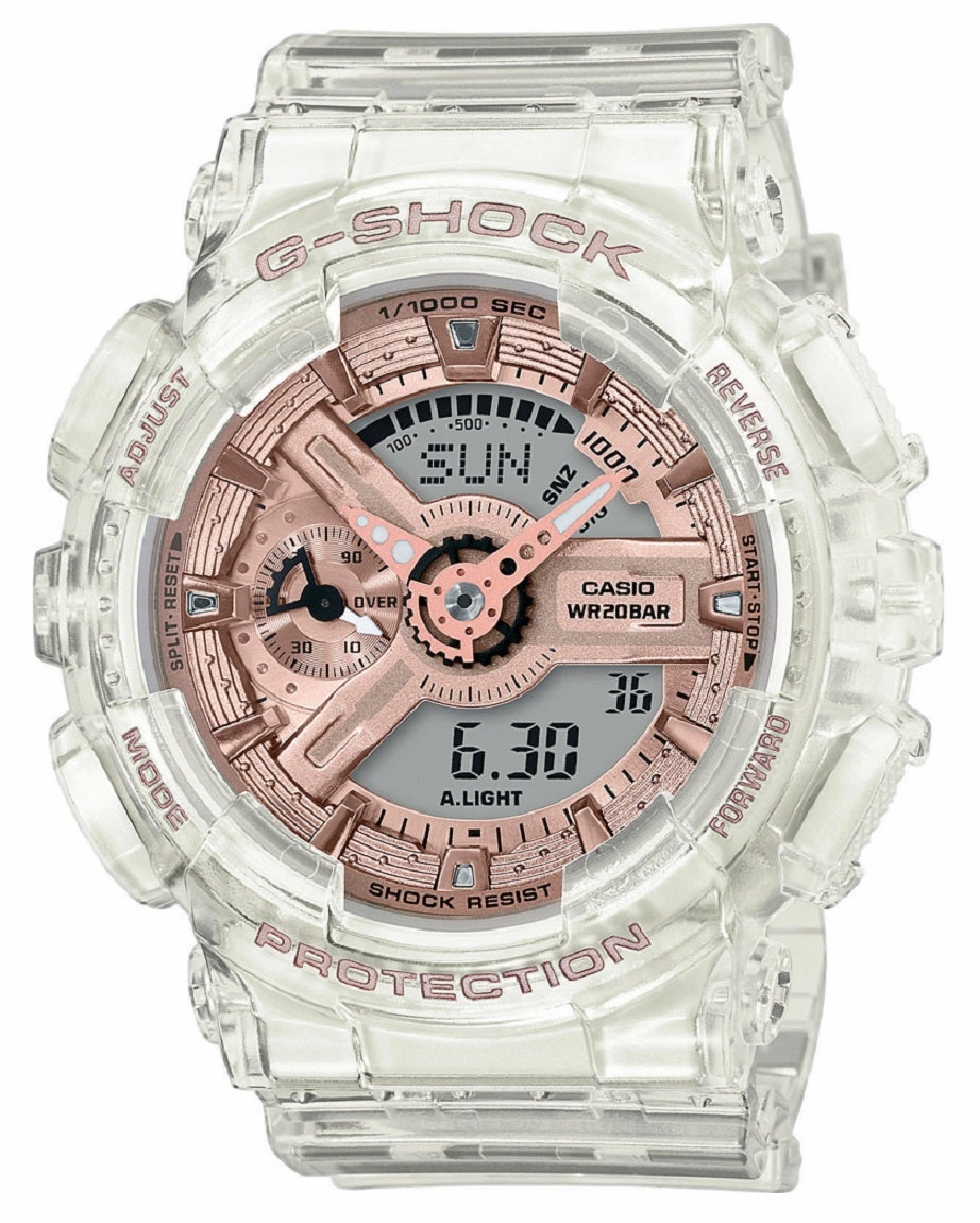 Casio G-shock GMA-S120SR-7A Digital Analog Rubber Strap Watch