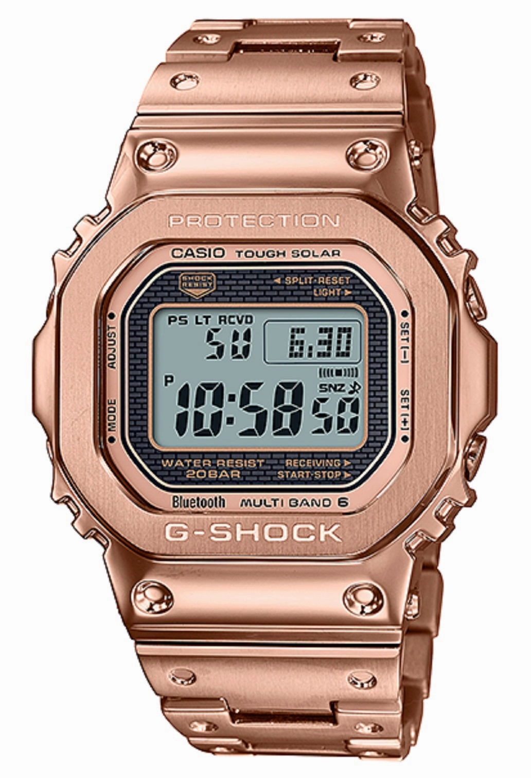 Casio G-shock GMW-B5000GD-4DR Digital Stainless Steel Strap Watch