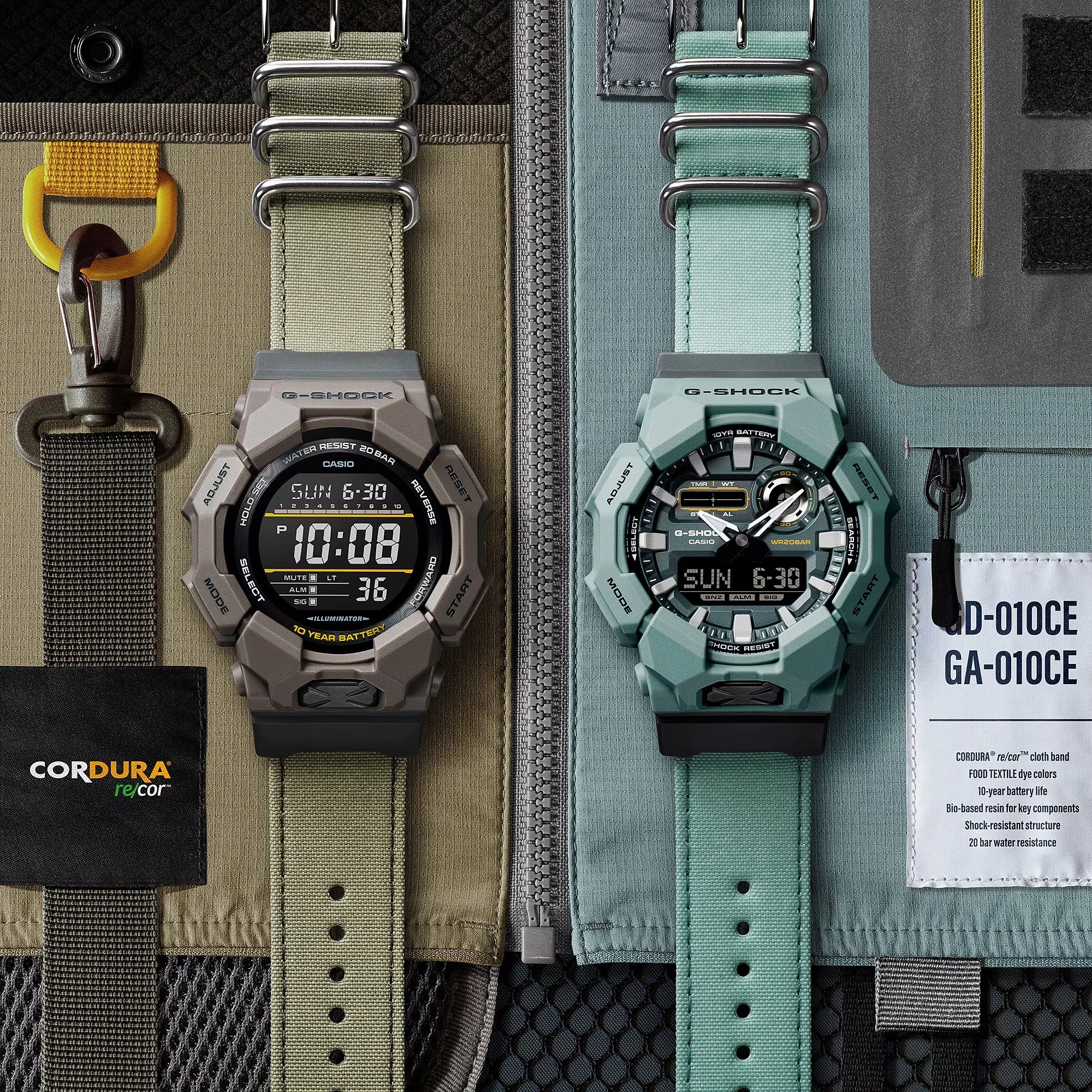 Casio G-SHOCK High-Brightness LED Large Digital Green Watch GD010CE-5