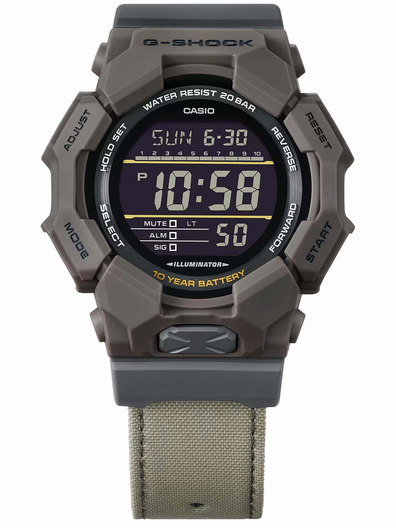 Casio G-SHOCK High-Brightness LED Large Digital Green Watch GD010CE-5