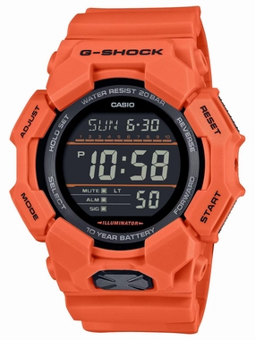Casio G-SHOCK High-Brightness LED Large Digital Orange Watch GD010-4