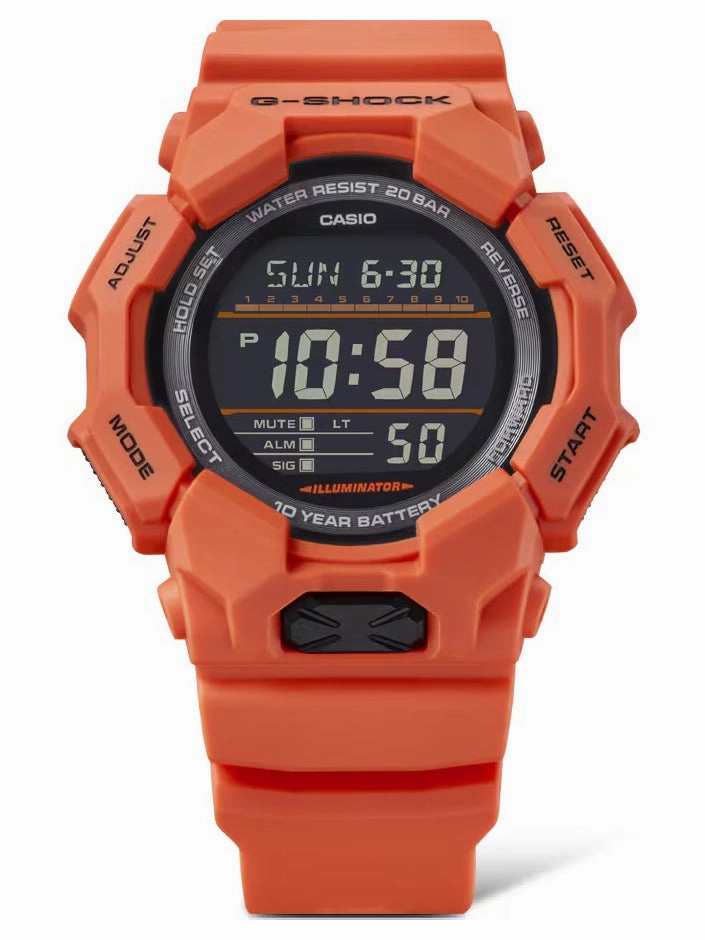 Casio G-SHOCK High-Brightness LED Large Digital Orange Watch GD010-4