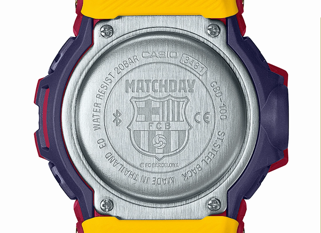 Casio G-Shock Limited Edition MATCHDAY FC Barcelona GBD100BAR-4 Watch