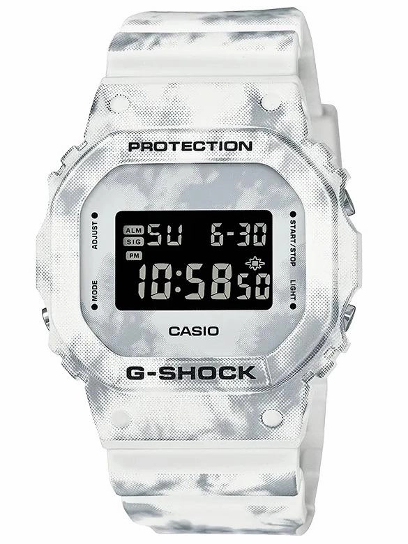 Casio G-Shock Limited Edition SNOW CAMOUFLAGE Mens Watch DW5600GC-7