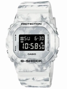 Casio G-Shock Limited Edition SNOW CAMOUFLAGE Mens Watch DW5600GC-7