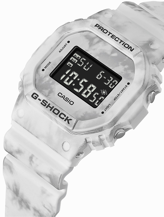 Casio G-Shock Limited Edition SNOW CAMOUFLAGE Mens Watch DW5600GC-7