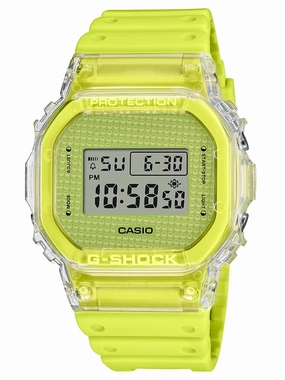 Casio G-Shock LUCKY DROP Limited Edition Yellow Watch w/ Capsule Ball DW5600GL-9