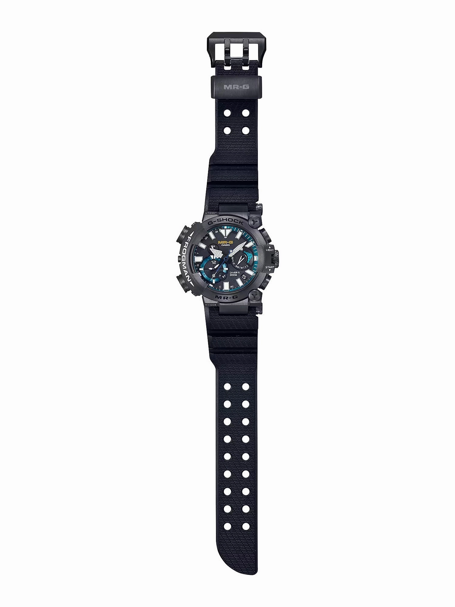 Casio G-Shock MR-G FROGMAN Black/Blue Mens Diving Watch MRGBF1000R-1A