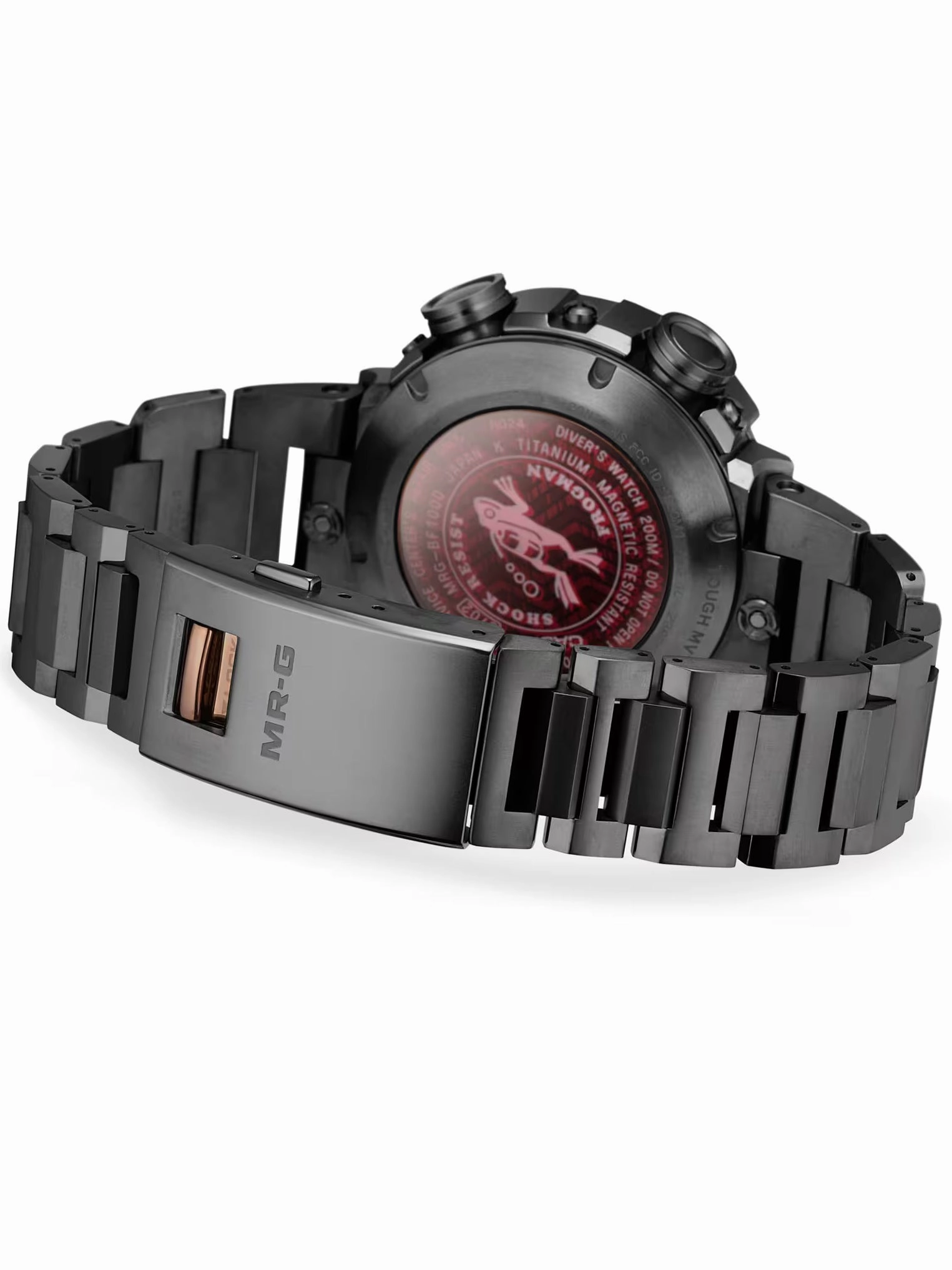 Casio G-Shock MR-G FROGMAN Black/Red Mens Diving Watch MRGBF1000B-1A