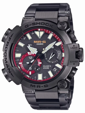 Casio G-Shock MR-G FROGMAN Black/Red Mens Diving Watch MRGBF1000B-1A