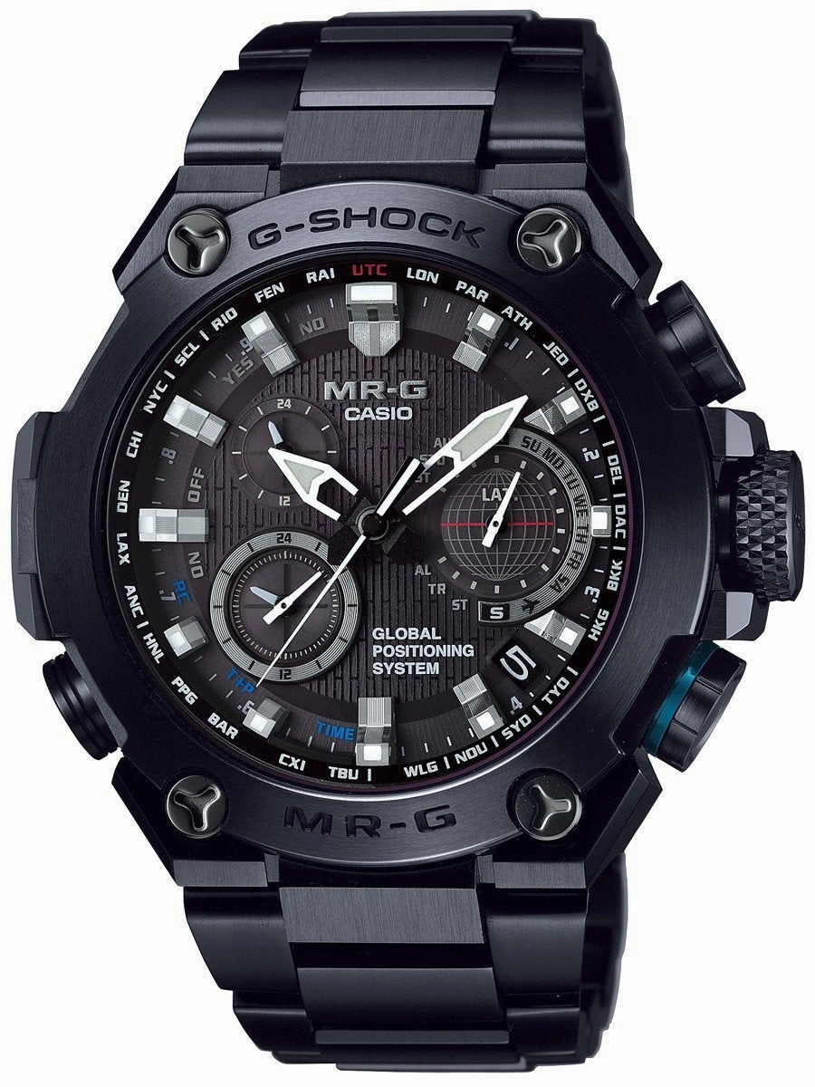 Casio G-Shock MR-G GPS Hybrid Wave Ceptor Titanium Watch MRGG1000B-1A
