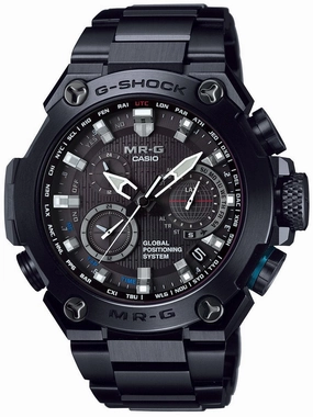 Casio G-Shock MR-G GPS Hybrid Wave Ceptor Titanium Watch MRGG1000B-1A