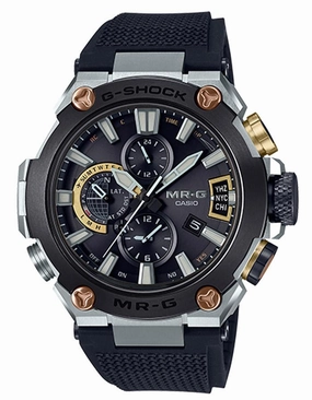 Casio G-Shock Mr G Mens Watch - 3 Way Time Sync - Chronograph - Tough Solar
