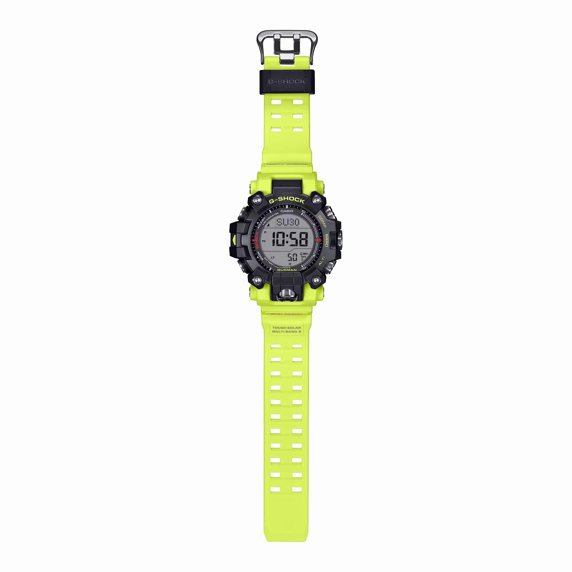 Casio G-Shock MUDMAN RESCUE YELLOW Triple Sensor Mens Watch GW9500MRY1A9