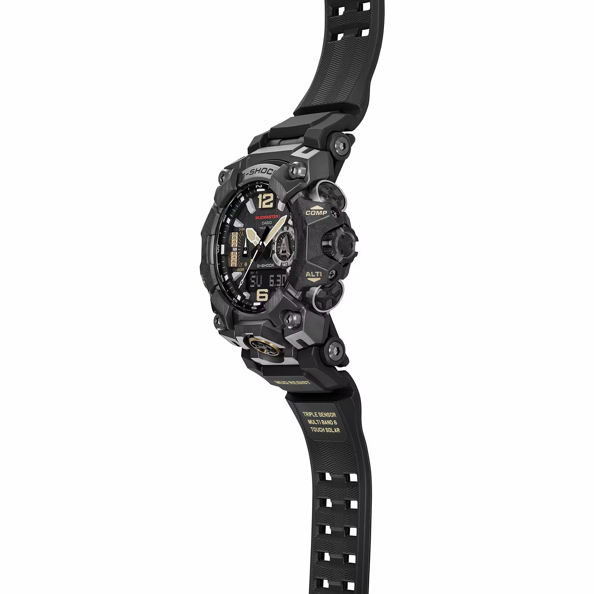 Casio G-Shock MUDMASTER Bluetooth Solar Gray Ion-Plated Mens Watch GWGB1000-1A