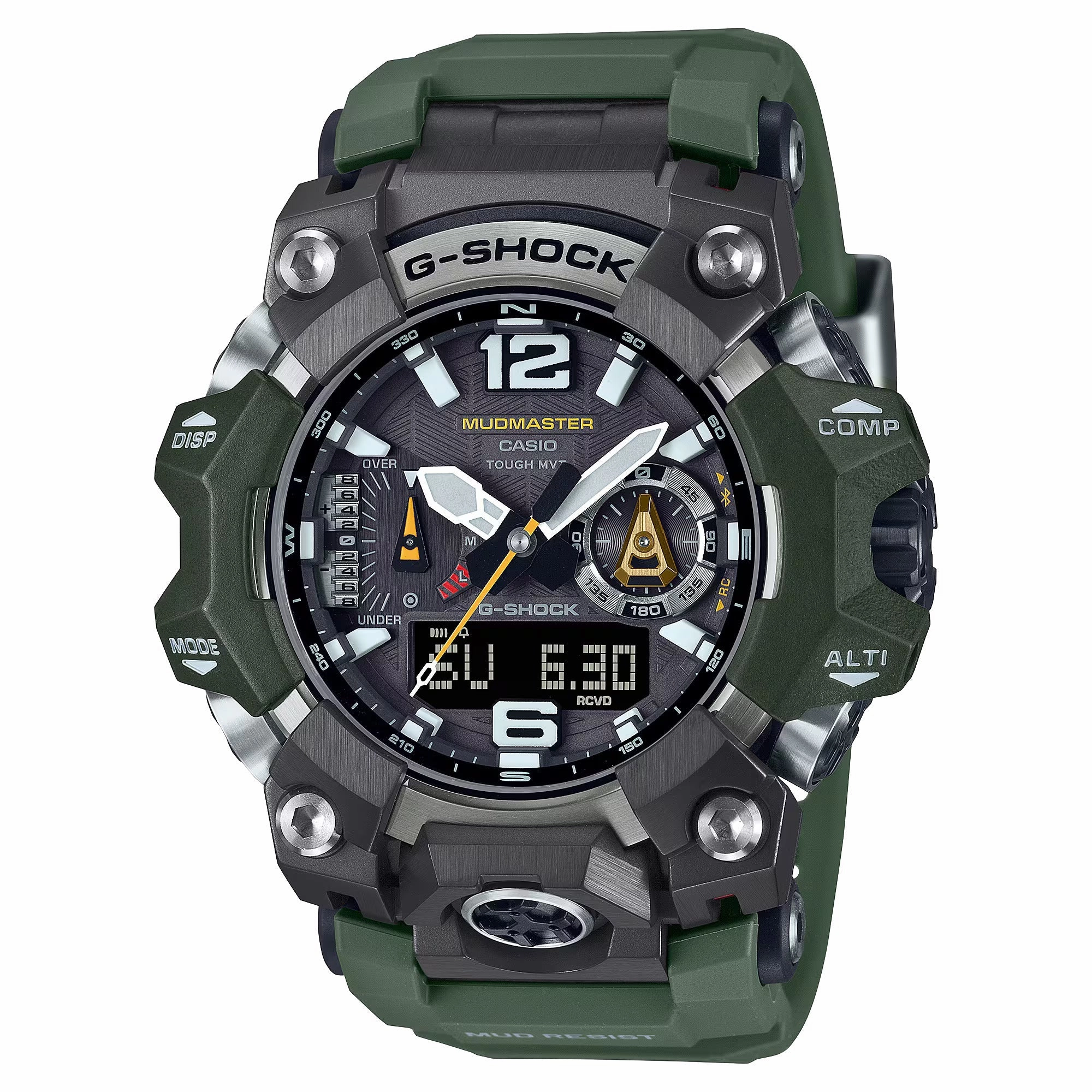 Casio G-Shock MUDMASTER Bluetooth Solar Gray Ion-Plated Mens Watch GWGB1000-3A