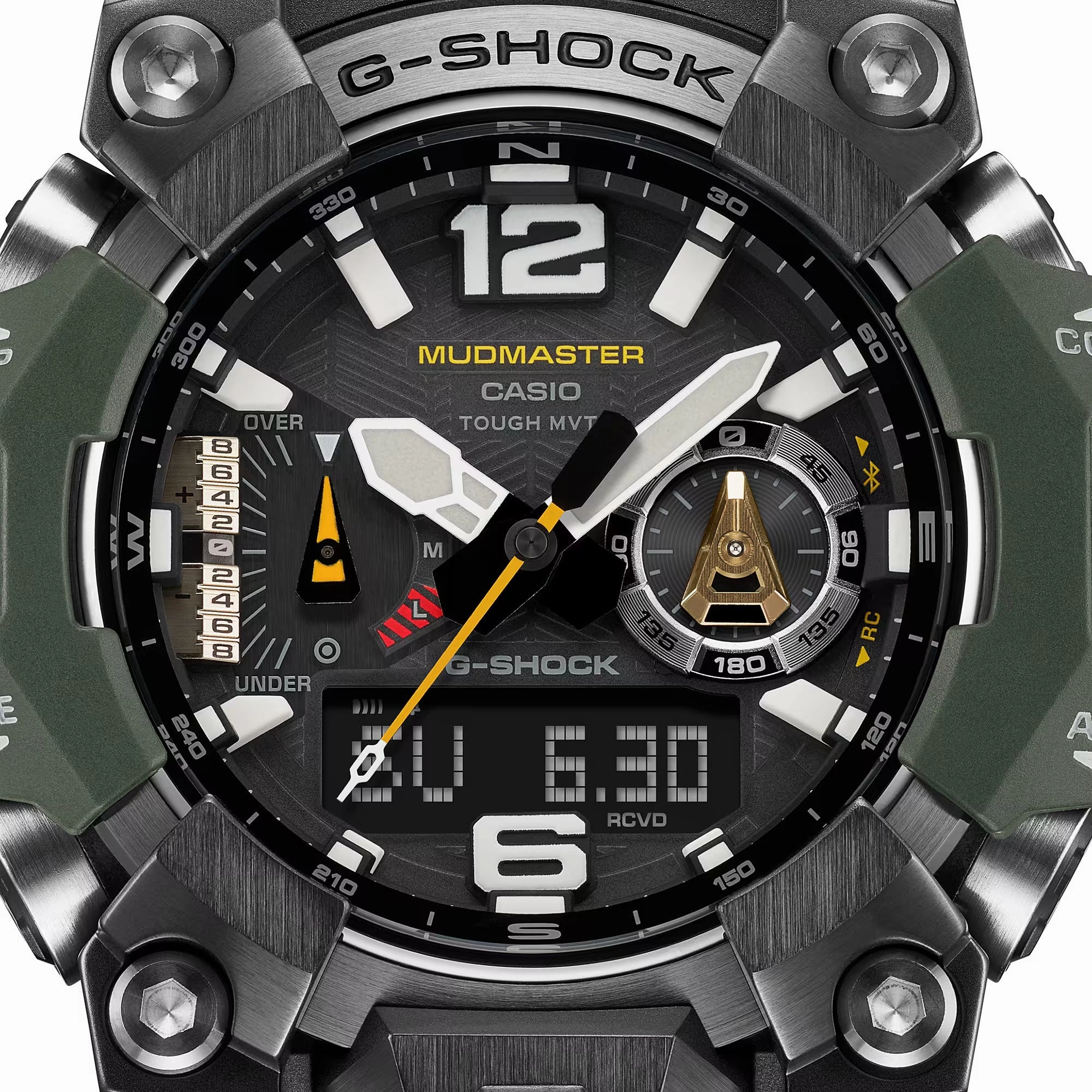 Casio G-Shock MUDMASTER Bluetooth Solar Gray Ion-Plated Mens Watch GWGB1000-3A
