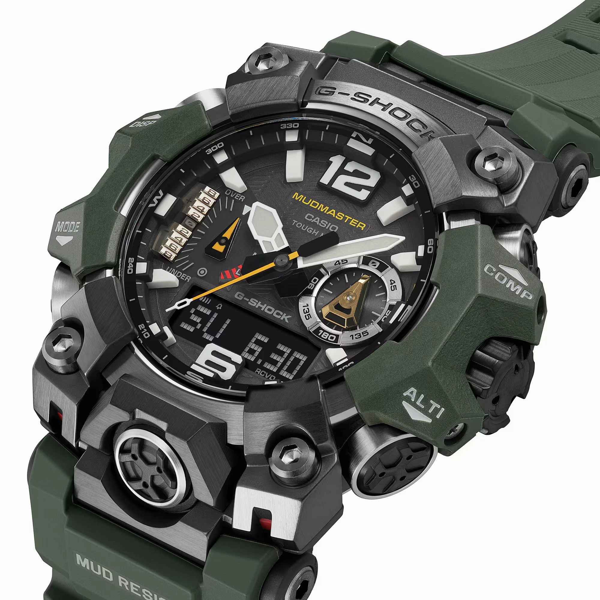 Casio G-Shock MUDMASTER Bluetooth Solar Gray Ion-Plated Mens Watch GWGB1000-3A