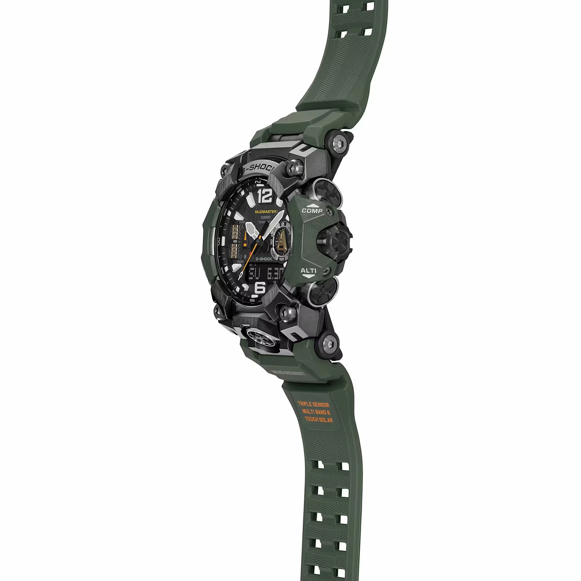 Casio G-Shock MUDMASTER Bluetooth Solar Gray Ion-Plated Mens Watch GWGB1000-3A