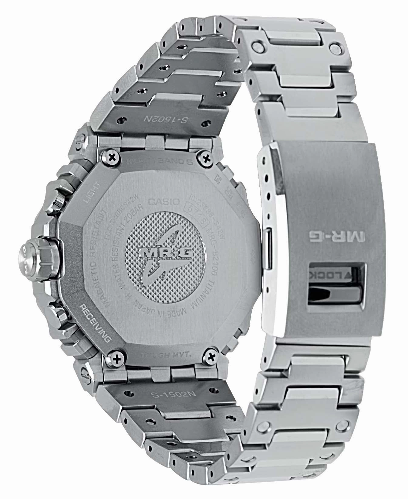 Casio G-Shock Octagonal Slim MRG TITANIUM watch with COBARION Bezel MRGB2100D-1A