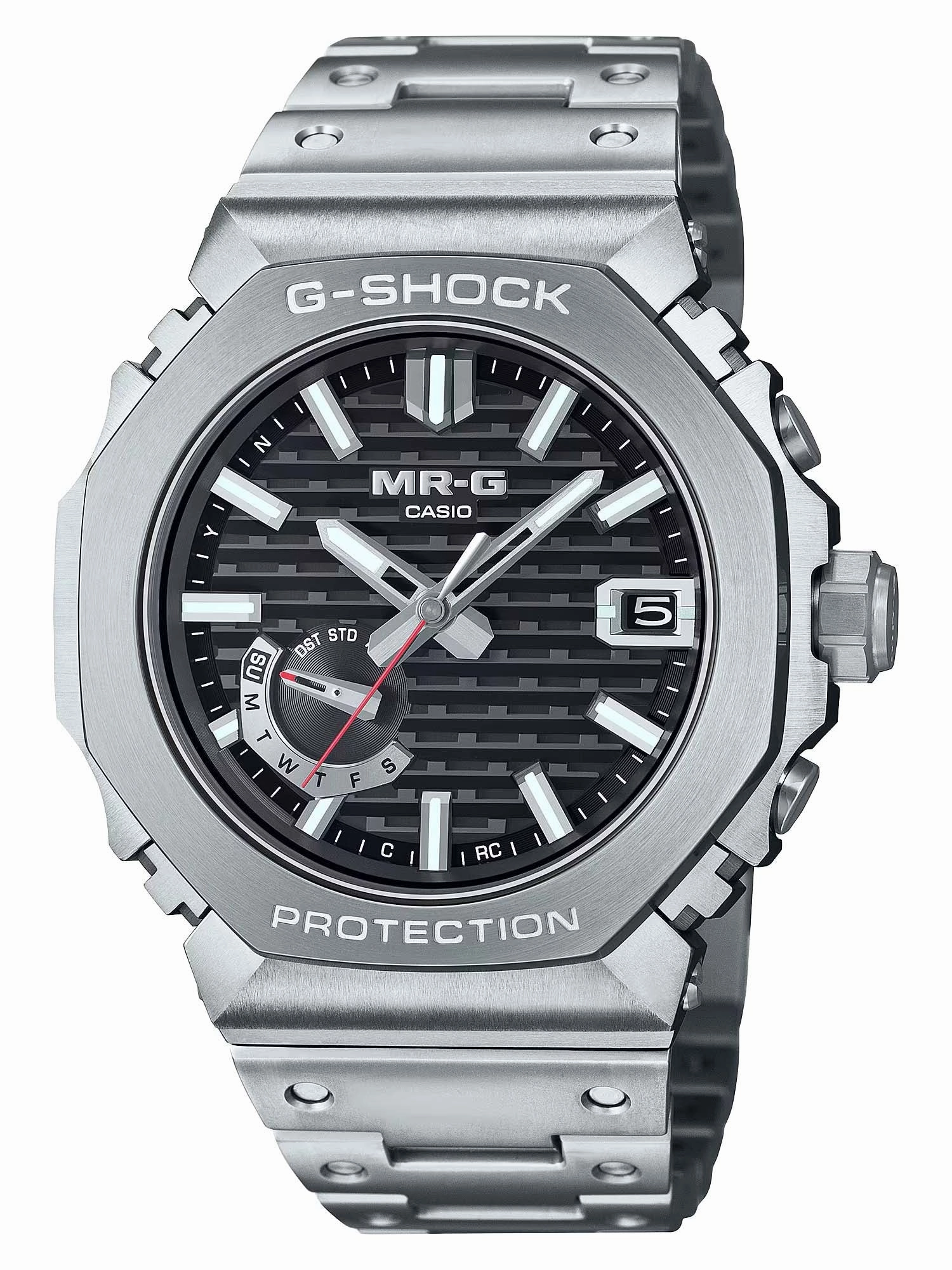 Casio G-Shock Octagonal Slim MRG TITANIUM watch with COBARION Bezel MRGB2100D-1A