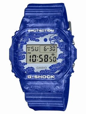 Casio G-Shock "Blue and White Pottery" Series Watch DW5600BWP-2A