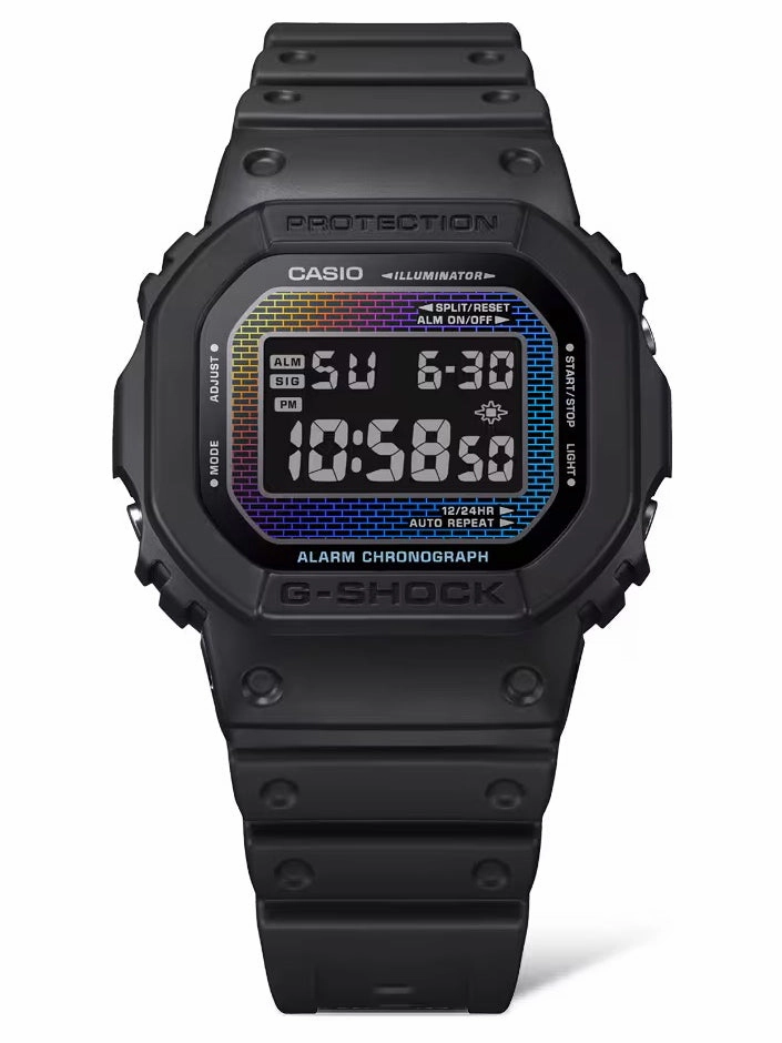 Casio G-Shock RAINBOW BRICK Digital Mens Watch DW5600RW-1A