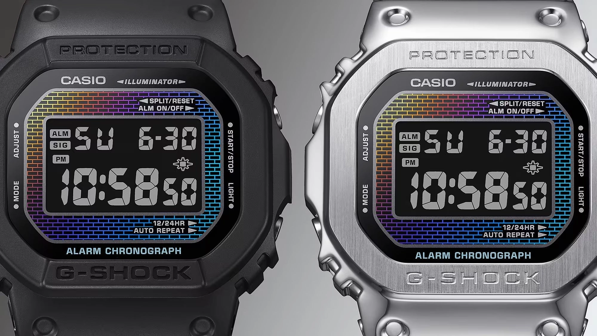 Casio G-Shock RAINBOW BRICK Digital Mens Watch DW5600RW-1A