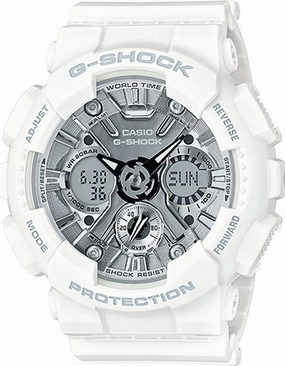 Casio G-Shock S Series - White Case - Silver Dial - Magnetic Resistant