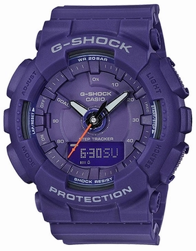 Casio G-Shock S Series Womens - Digital/Analog - Step Counter - Purple - 200M