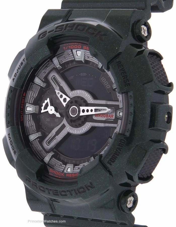 Casio G-Shock S Series Womens Watch - Green - Strap - 200m - World Time
